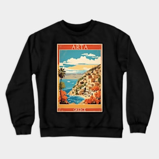 Arta Greece Vintage Tourism Travel Crewneck Sweatshirt